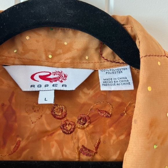Roper Western Shirt with Sequins Size Large NWOT - Picture 3 of 6